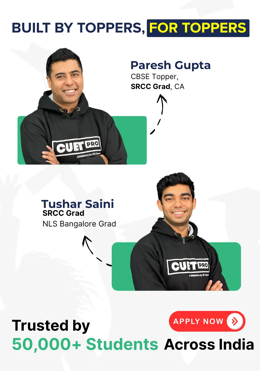 CUET Built by Toppers for Toppers