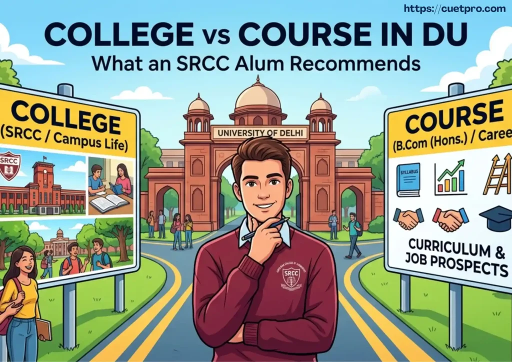 College vs Course in DU What an SRCC Alum Recommends